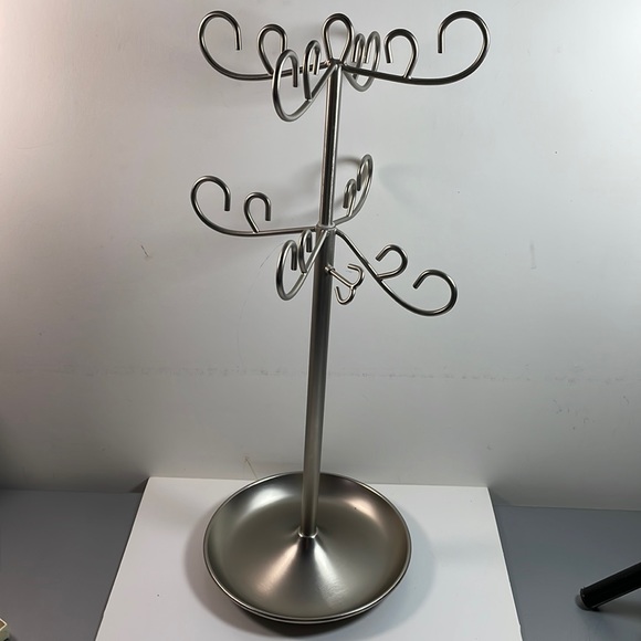 Umbra design Joel Yatscoff silver color metal jewelry display organizer holder - Picture 1 of 9